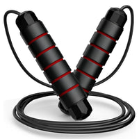 Premium Sports Speed Skipping Rope(Black & Red)